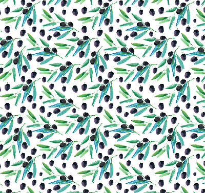 Rolgordijn verduisterend Bladeren en pruimen