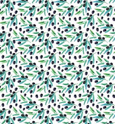 Rolgordijn verduisterend Bladeren en pruimen