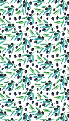 Rolgordijn verduisterend Bladeren en pruimen