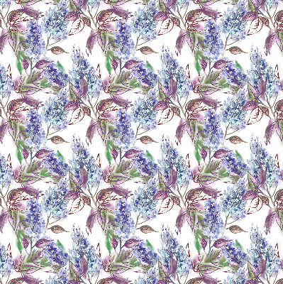 Rolgordijn voor het raam Zomerbloemen