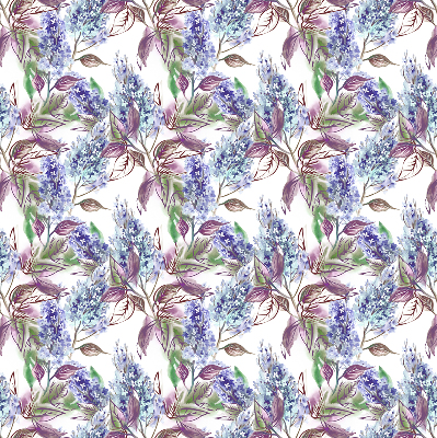 Rolgordijn voor het raam Zomerbloemen