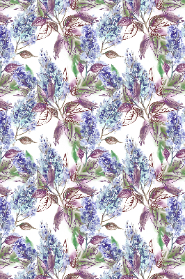 Rolgordijn voor het raam Zomerbloemen