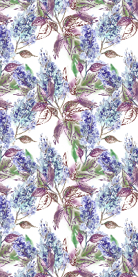 Rolgordijn voor het raam Zomerbloemen