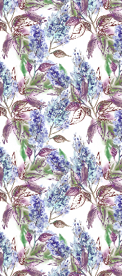 Rolgordijn voor het raam Zomerbloemen