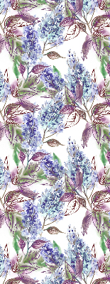 Rolgordijn voor het raam Zomerbloemen