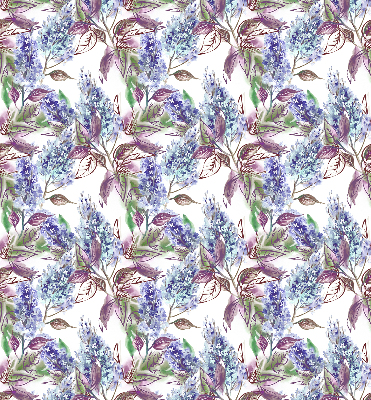 Rolgordijn voor het raam Zomerbloemen