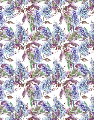 Rolgordijn voor het raam Zomerbloemen