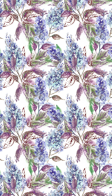 Rolgordijn voor het raam Zomerbloemen