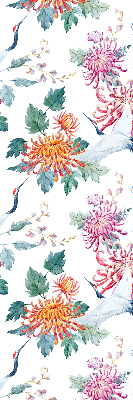 Rolgordijn verduisterend Reiger en bloem