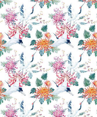 Rolgordijn verduisterend Reiger en bloem