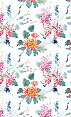 Rolgordijn verduisterend Reiger en bloem