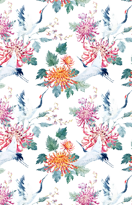 Rolgordijn verduisterend Reiger en bloem