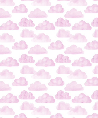 Rolgordijn voor het raam Roze wolken