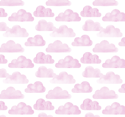Rolgordijn voor het raam Roze wolken