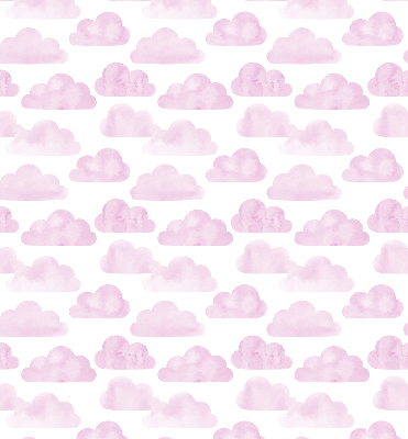 Rolgordijn voor het raam Roze wolken