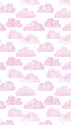 Rolgordijn voor het raam Roze wolken