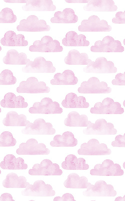 Rolgordijn voor het raam Roze wolken