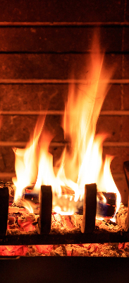 Rolgordijn verduisterend Haard