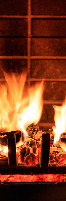 Rolgordijn verduisterend Haard