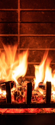 Rolgordijn verduisterend Haard