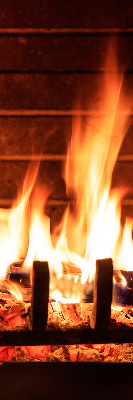 Rolgordijn verduisterend Haard