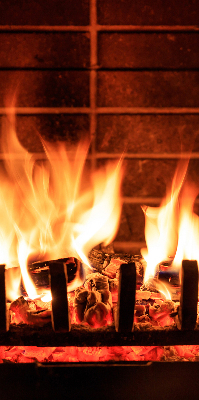 Rolgordijn verduisterend Haard