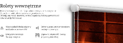 Rolgordijn verduisterend Haard