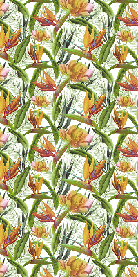 Rolgordijn voor het raam Exotische planten