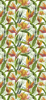 Rolgordijn voor het raam Exotische planten