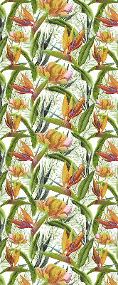 Rolgordijn voor het raam Exotische planten