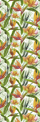 Rolgordijn voor het raam Exotische planten