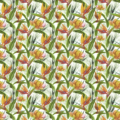 Rolgordijn voor het raam Exotische planten