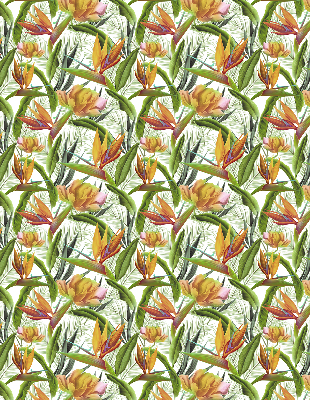 Rolgordijn voor het raam Exotische planten