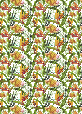 Rolgordijn voor het raam Exotische planten