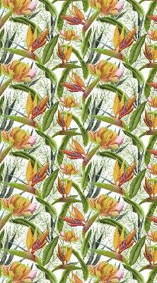 Rolgordijn voor het raam Exotische planten