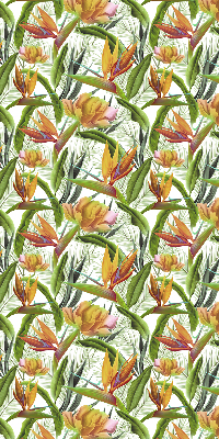 Rolgordijn voor het raam Exotische planten