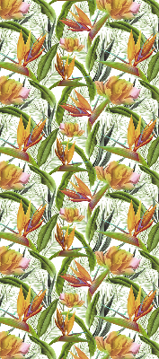 Rolgordijn voor het raam Exotische planten