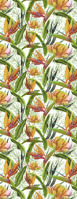 Rolgordijn voor het raam Exotische planten