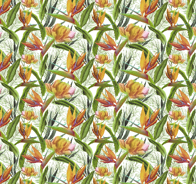 Rolgordijn voor het raam Exotische planten