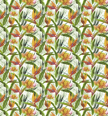 Rolgordijn voor het raam Exotische planten