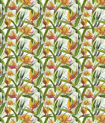 Rolgordijn voor het raam Exotische planten