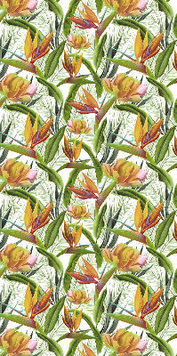 Rolgordijn voor het raam Exotische planten