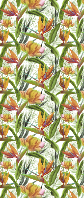 Rolgordijn voor het raam Exotische planten