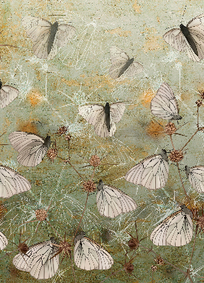 Rolgordijn voor het raam Vlinders in de weide