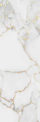 Rolgordijn voor het raam Wit marmer