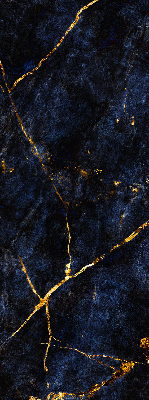 Rolgordijn voor het raam Marineblauw marmer