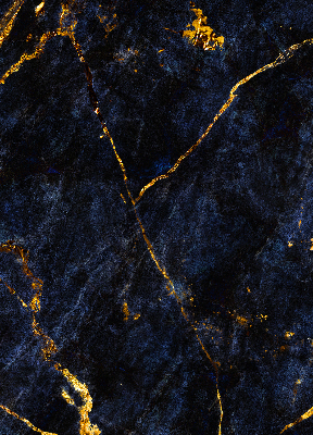 Rolgordijn voor het raam Marineblauw marmer