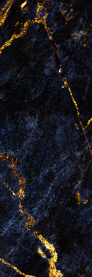 Rolgordijn voor het raam Marineblauw marmer