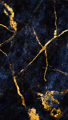 Rolgordijn voor het raam Marineblauw marmer