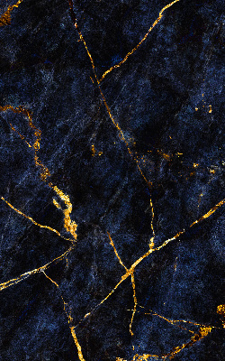 Rolgordijn voor het raam Marineblauw marmer